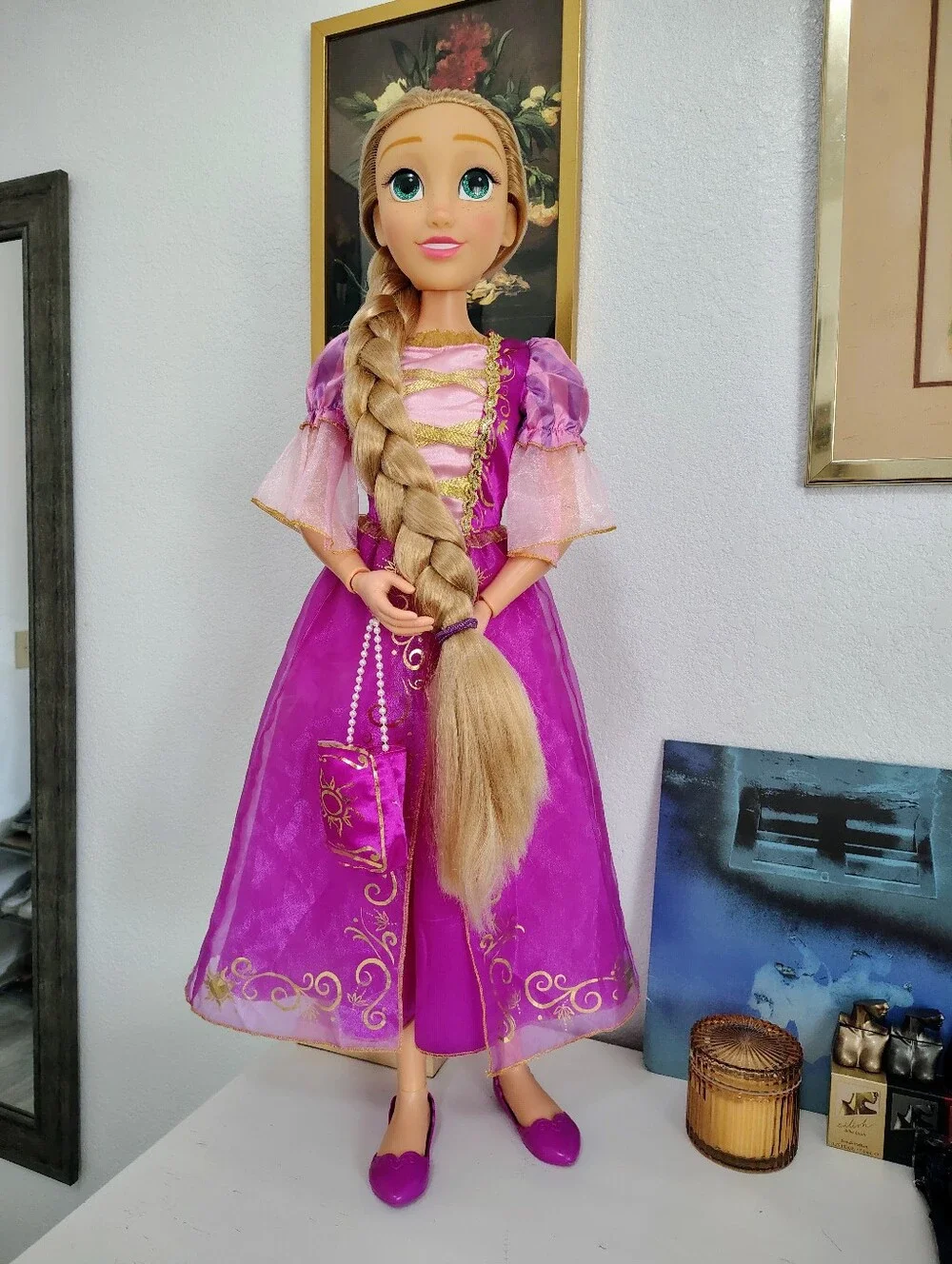 Disney Princess RAPUNZEL Doll Playdate 32” Tall & Poseable My Size Articulated